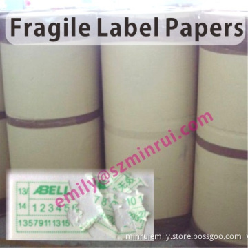 Largest Manufacturer Of Eggshell Sticker Materials In China,fragile Brittle Label Papers In Rolls,destructible Vinyl 